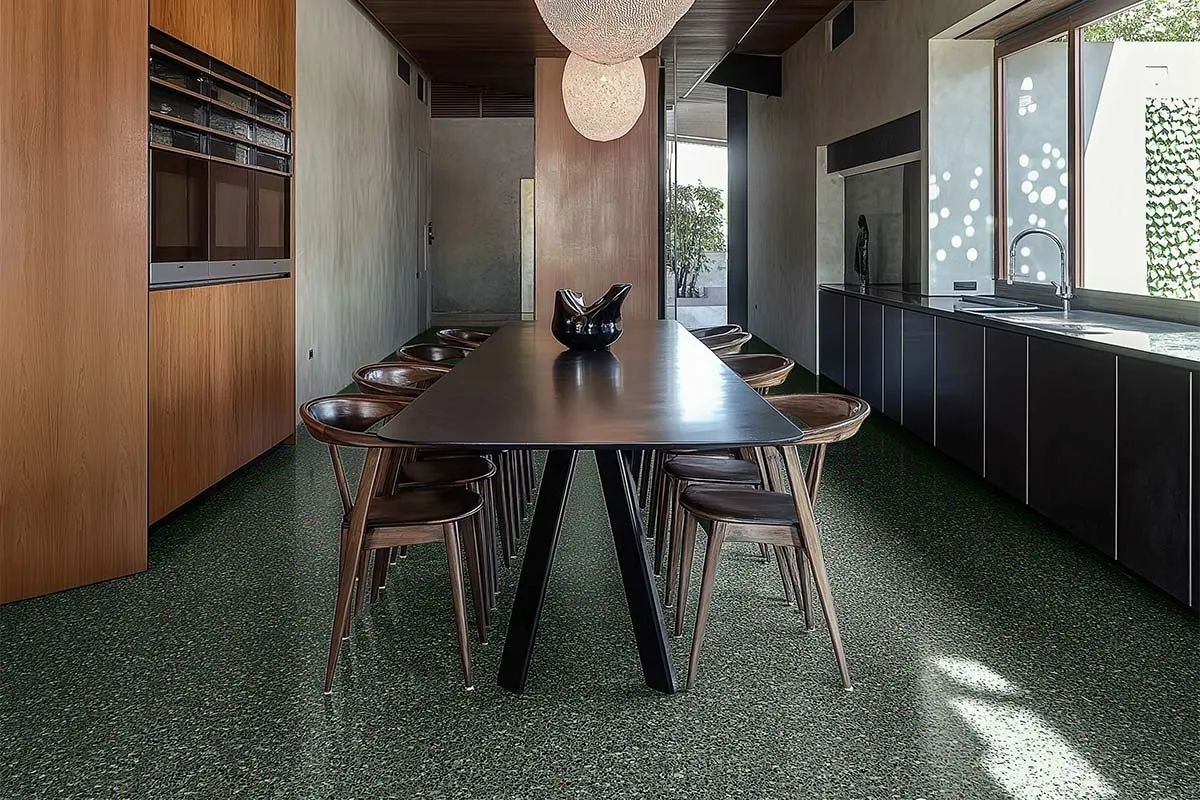 steinteppich set verde