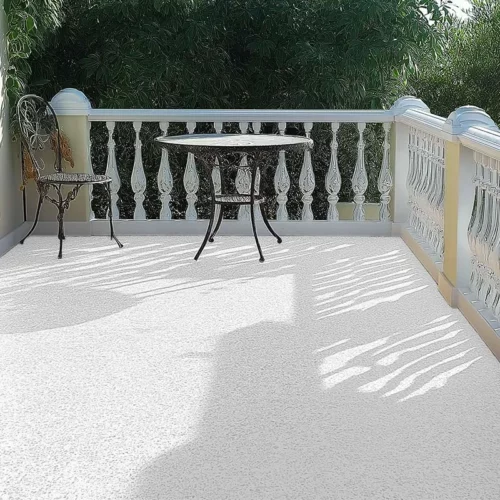 steinteppich set bianco