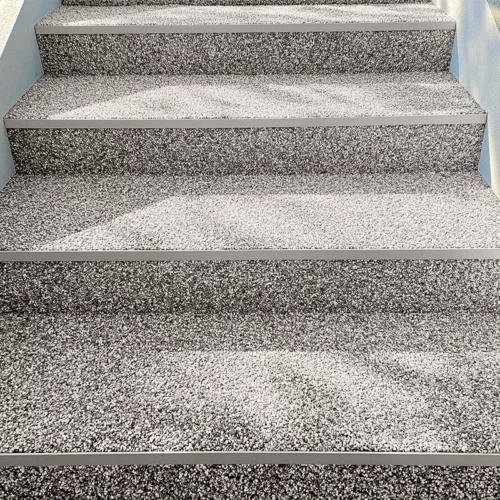 steinteppich set grigio